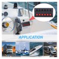 thumbnail image 3 of Panneau de Commutation Marin 6 Gang, Panneau de Commutation Marin DC12V Arrêt Automatique pour Navires, 3 of 7