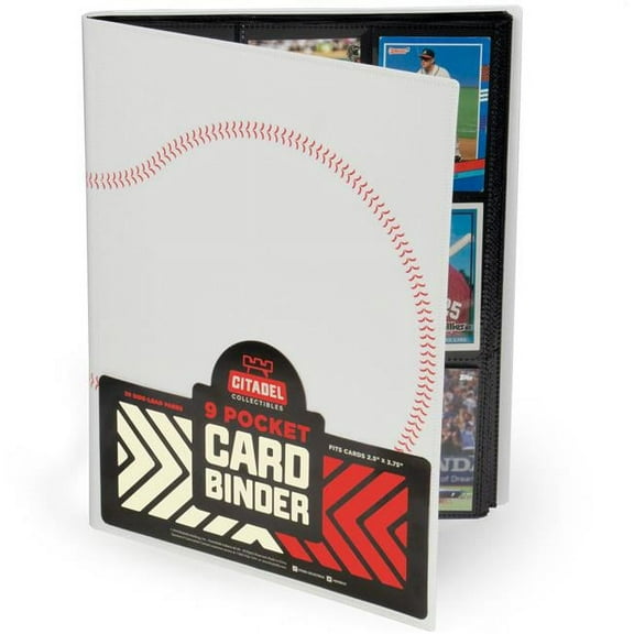 Brybelly GPLA-572 12 x 9.5 in. 9-Pocket Card Binder, Baseball