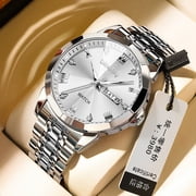 Mens watch, luxurious waterproof luminous watch, new mens quartz wristwatch, mens watch, business trendy fashion