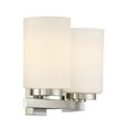 thumbnail image 5 of Trade Winds Kingston 3-Light Bathroom Vanity Light in Brushed Nickel, 5 of 5