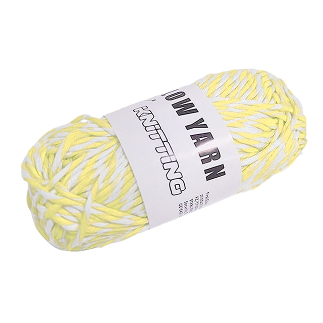 Glow In The Dark Crochet and Knitting Yarn Luminous DIY Craft Thread for Beginners and Projects