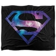 thumbnail image 2 of Superman Galaxy Shield Officially Licensed Silky Touch Super Soft Throw Blanket 50' x 60', 2 of 6
