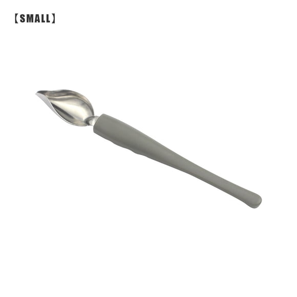 Sauce Spoon Stainless Steel Plate Art Pencil spoon sauce Dish Art Draw Spoon Tool for Pastry Chocolate, Small
