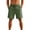 118#Green, variant on Mens Casual Shorts - Elastic Waist Drawstring Summer Beach Vacation Short Green M