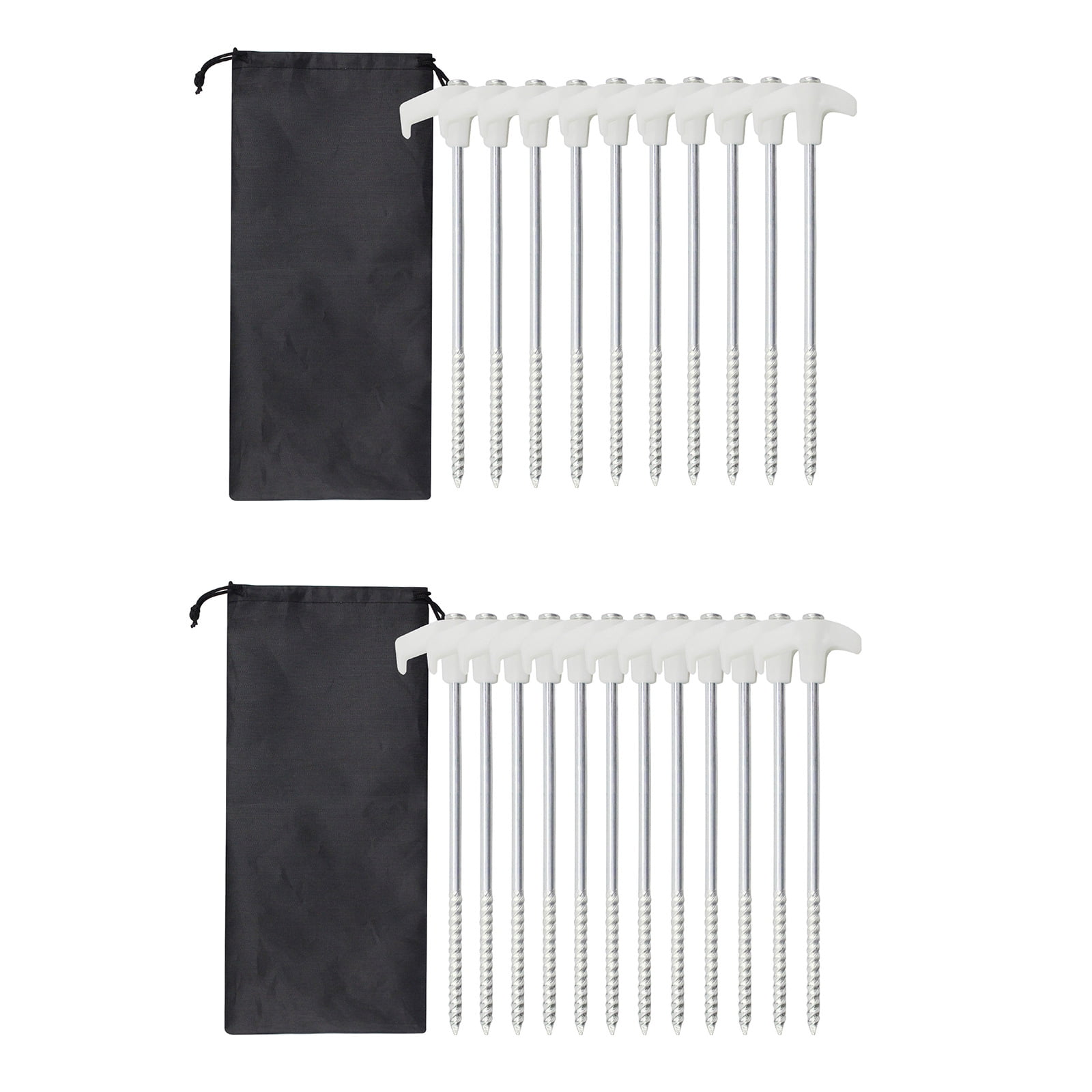 10pack Outdoor Travel Camping Tarps Stakes Ground Stakes Organizers Tent Peg for Toughs Ground Conditions