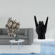 thumbnail image 2 of Escultura Moderna De Búho Con Gesto De Mano, Figura Creativa De Animal, Adorno De Mesa único Para Sala De Estar, Oficina, Dormitorio, Decoración De Restaurante., 2 of 8
