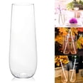 thumbnail image 4 of QualitChoice Plastic Champagne Glass Transparent Cup Wine Drinking Utensil Exquisite Kitchen Drinks Cups for Reception Celebration, 4 of 6