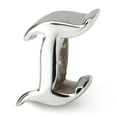 thumbnail image 1 of 925 Sterling Silver Charm For Bracelet Letter I Script Bead Alphabet, 1 of 8
