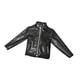thumbnail image 2 of Chaqueta de cuero de PU 1/6 para figura masculina, abrigo superior, disfraz, elegante abrigo de manga larga para negro, 2 of 9