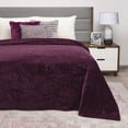 thumbnail image 3 of Cobertor Ligero King Size Elefantito Gala Color Vino Suave Textura 3D, 3 of 7