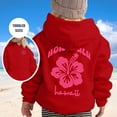 thumbnail image 2 of Bjutir Girls Hoodie Long Sleeve Soft Sweatshirt Graphic Print Kids Cute Soft Fall Winter Pullovers Top Clothes For Girls Red Size 12-13 Years, 2 of 6