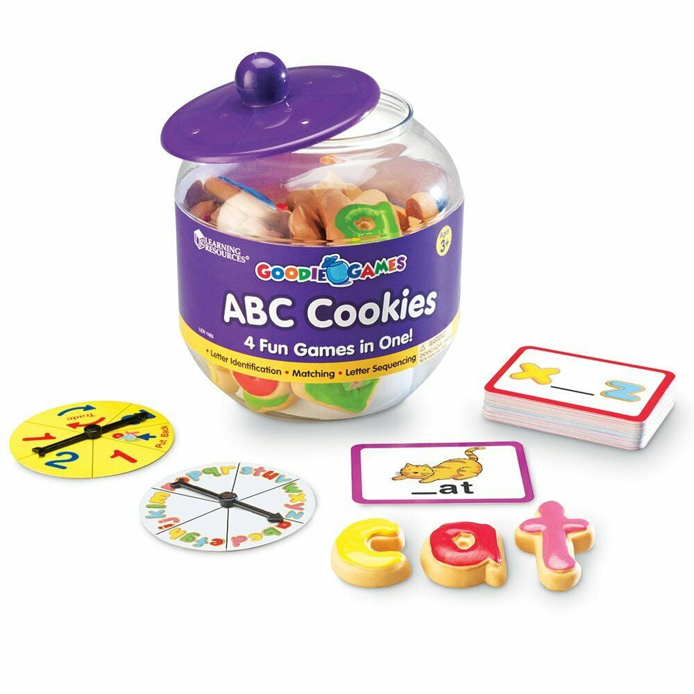 Learning Resources Goodie Games Abc Cookies, 4 Games In 1, Alphabet