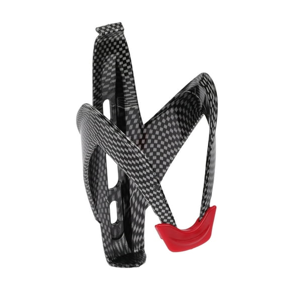 Unique Bargains Bike Bottle Cup Holder Cage Rack Lightweight Durable Plastic Bicycle Drinks Holder for MTB Road Mountain Bike Outdoor Cycling Black Carbon Fiber