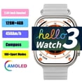 thumbnail image 2 of Hello Watch-reloj inteligente Original de 3 generación para hombre, pulsera de Fitness con Pantalla AMOLED de 2,04 pulgadas, 4GB de ROM, NFC, brújula, para Android e IOS, 2 of 4