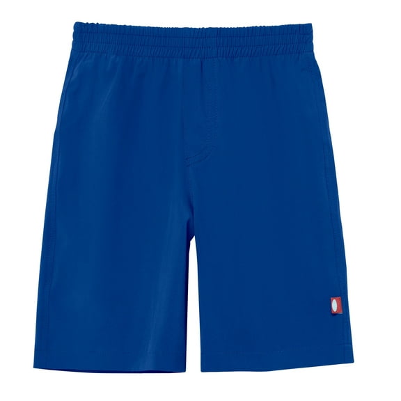 Boys UPF 50 Soft Stretch Below the Knee Swim Board Shorts | Royal