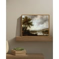 thumbnail image 4 of Drsoum Vintage Landscape Canvas Wall Art Farmhouse Wall Decor Classic Prints Kitchen Bathroom Office - 8x10in Nature Framed, 4 of 6
