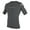 Dark Gray, variant on Men's Basic Skins 50+ Short Sleeve Rash Guard