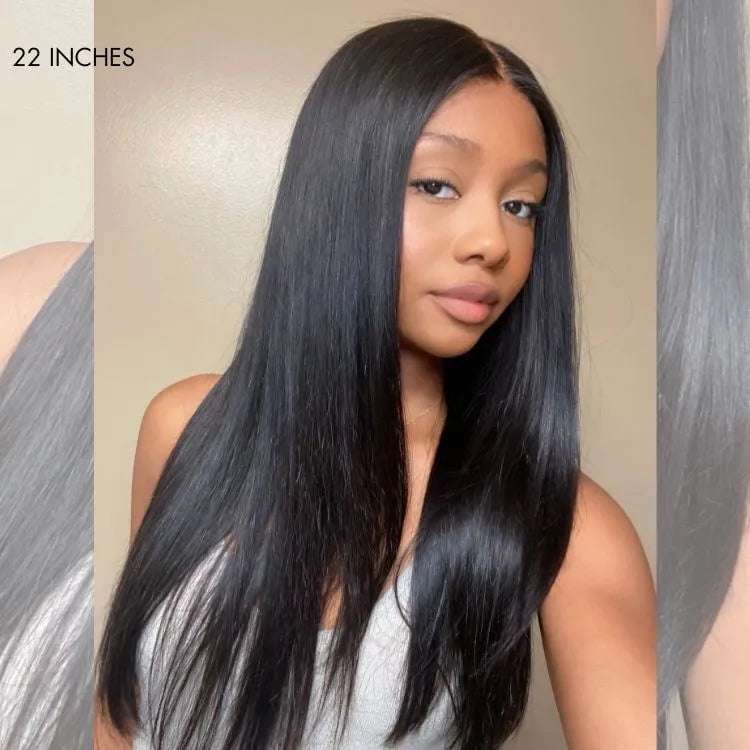 LUVME Body Wave / Straight / Kinky / Deep Wave Human Hair U Part Wig