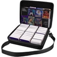 thumbnail image 1 of Boîte de Rangement pour Cartes à Collectionner 2000+ Cartes contre l'Humanité Expansions/magic The Gathering/Cah TCG MTG Commander/Yugioh/Football/Topps Sports Cartes de Collection - Noir, 1 of 4