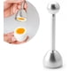 thumbnail image 3 of Abridor de cáscara de huevo, cortador de huevos, herramienta de acero inoxidable para huevos duros y blandos, el huevo se puede dividir y la parte superior de la cáscara se puede quitar, 3 of 5