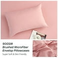 thumbnail image 5 of HAOK Queen Bed in a Bag Set 8 Piece-Pinch Pleat Down Alternative Comforter Set,Pink, 5 of 6