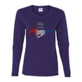 thumbnail image 2 of Wild Bobby, Classic Ford Mustang Car Logo, Cars and Trucks, Womens Graphic Long Sleeve T-Shirt, Purple, XX-Large, 2 of 3