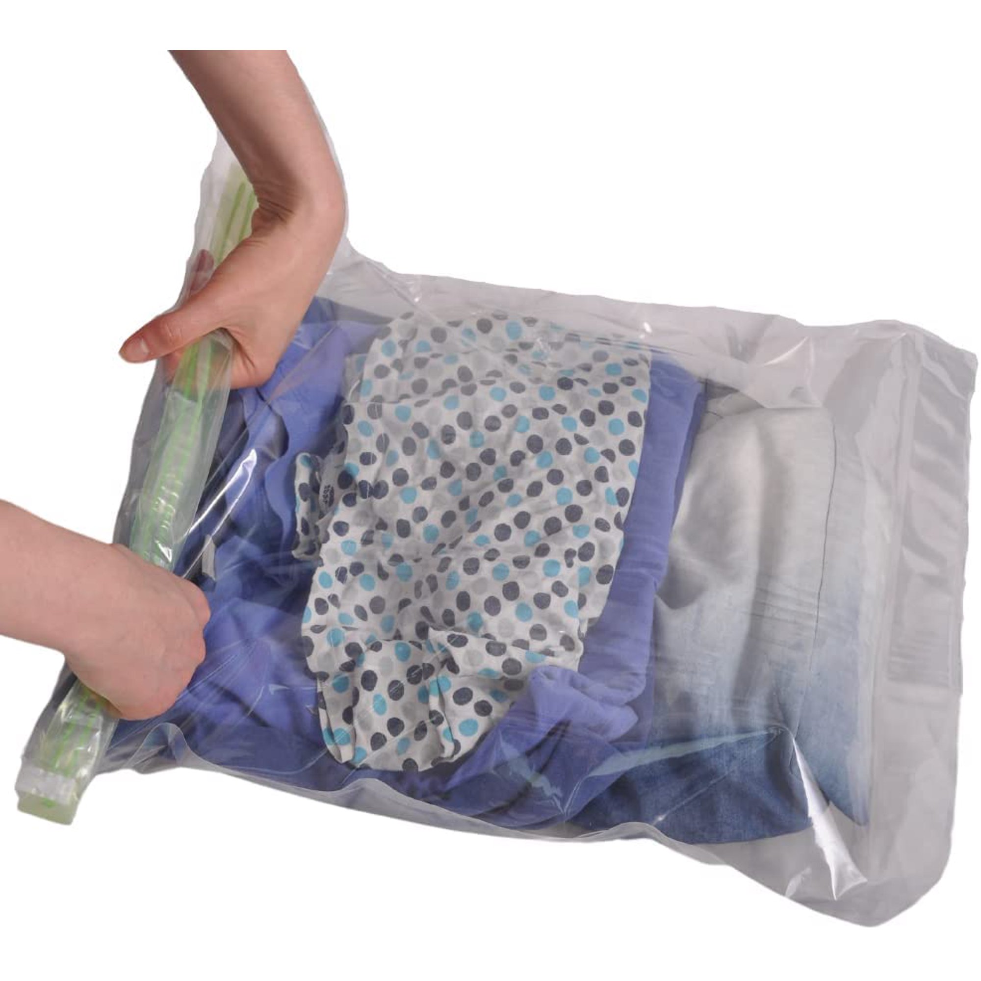 Sacs De Rangement Sous Vide - Lot De 12 - 35/40/50/70cm - Sans Pompe - Pour Voyage/Vêtements