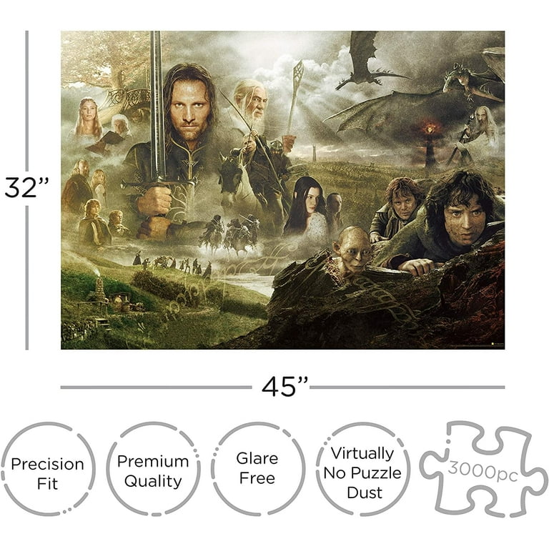 The Lord of the Rings, Jigsaw Puzzle, 3000 Piece, Epic Movie
