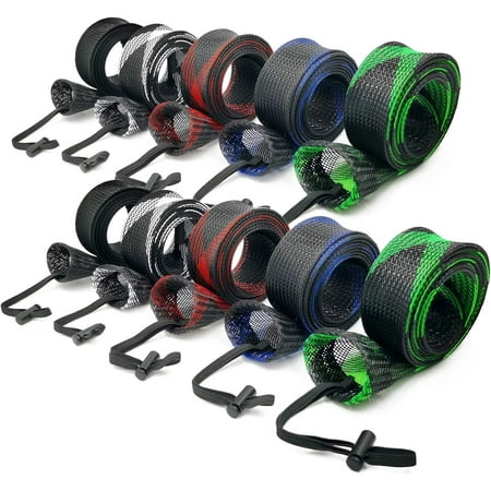 Fishing Rod Sleeves Fishing Rod Covers Rod Socks for Protect Rod | UV Resistance Puncture Resistant Protect Casting Spinning Trolling Fishing Rods Fishing Pole Sleeve for Transport Storage
