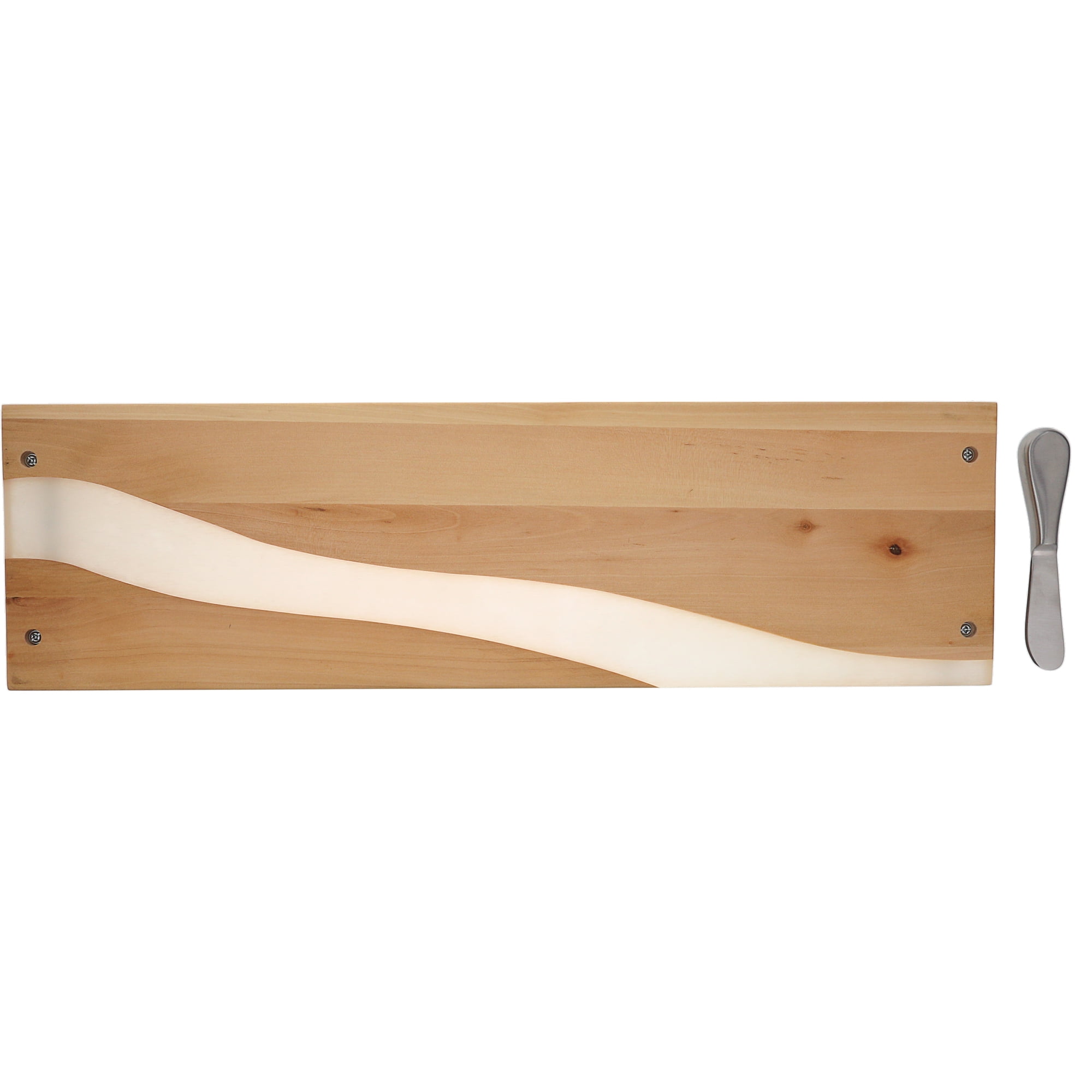 Pavilion Gift Company - Celebrate Together - 21" Wood & Resin Cheese/Bread Board Set