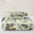 thumbnail image 5 of jejeloiu Neutral Floral Quilt Full For Girls,Vintage Pattern Full Bedspread Sets,Gray Green Cream,3-Piece, 5 of 7