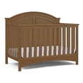 thumbnail image 3 of Delta Children Perry 6-in-1 Convertible Crib, Greenguard Gold Certified, Converts to Toddler Bed, Daybed, Sofa Bed & Full-Size Bed with/without Headboard, Fits Standard Crib Mattress, Chestnut, 3 of 15