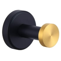 Simple Towel Hook Brushed Gold 2 PCS, SUS304 Stainless Steel Hand Towel Holder, Bathroom Towel Hanger, Robe Hook for Wall