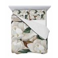 thumbnail image 7 of Quilts King Size Bedding Set, White Magnolia Blossom Lightweight Quilted Comforter, Spring Floral Flowers Farmhouse Soft Reversible Bedspread Coverlet with Pillow Covers for All Season, 96" x 106", 7 of 7