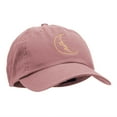 thumbnail image 5 of Sleepy Moon Outline Embroidered Unstructured Cotton Twill Cap - Lt Pink OSFM, 5 of 5