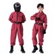thumbnail image 1 of Kids Squid Game Costume Cosplay Jumpsuit + Squid Game Mask Halloween Outfit Gifts Party zhangyuxiang LED, 1 of 2
