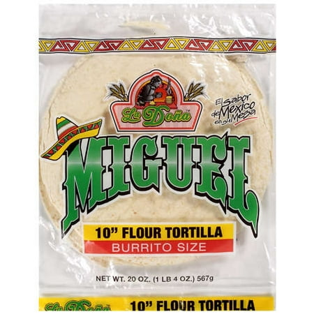 Miguel: 10 Flour Tortillas, 20 oz