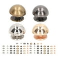 thumbnail image 3 of 20 Ensembles Rivets à Vis en Dôme, Rivets en Cuir 4 Couleurs Rivets Ronds en Forme de Champignon pour Vêtements Punk Chaussures Sacs Colliers pour Animaux Vêtements pour Animaux, 3 of 8