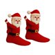 thumbnail image 3 of Calcetines navideños 3D novedosos y cálidos, hechos a mano, para regalar en cumpleaños a amigos. Papá Noel, 3 of 9