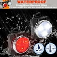 thumbnail image 5 of USB Rechargeable Bike Light Set,Super Bright Front Headlight and Rear LED Bicycle Light,650mah Lithium Battery,4 Light Mode Options(2 USB cables and 4 Strap Included), 5 of 7