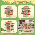thumbnail image 3 of Juego de mesa de madera Montessori Japace con 42 palos y dados, 3 of 6