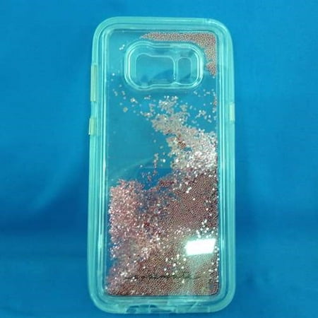 Naked Golf - Refurbished Case-Mate Naked Tough Waterfall Case for Galaxy S8 Plus + Rose Gold Glitter