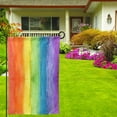 thumbnail image 2 of Abstract Striped Rainbow Garden Flag Double Sided Flags with Vivid Color for Yard Lawn Garden Decor 12.5 x18 Inch Square, 2 of 7