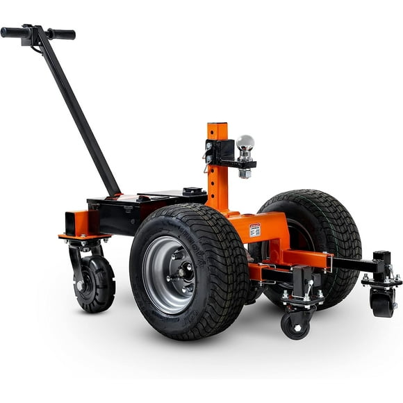 SuperHandy Trailer Dolly Electric Self-Propelled Super-Duty 7500LBS Max Towing, 1100LBS Max Tongue Weight w/ 2 All-Terrain Wheels, 2 Front Support Castors, and 2 Rear Castors