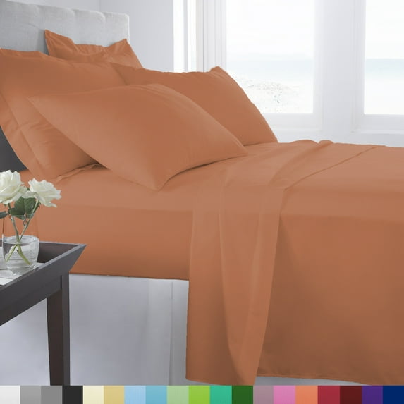 Woven Trends Hotel Luxury Bed Sheets Set - 1800 Series Supreme Collection, Extra Deep Pockets Sheets, Wrinkle Fade Stain Resistant, Softest Sheets