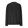 thumbnail image 5 of Lilgiuy Women's Sweater Women's Round Neck Long Sleeve Pocket Knitted Shirt Lazy Style Sweater Outwear, 5 of 5