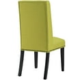 thumbnail image 4 of Modway Baron 19.5" Fabric & Wood Dining Chair in Wheatgrass Green (Set of 2), 4 of 4