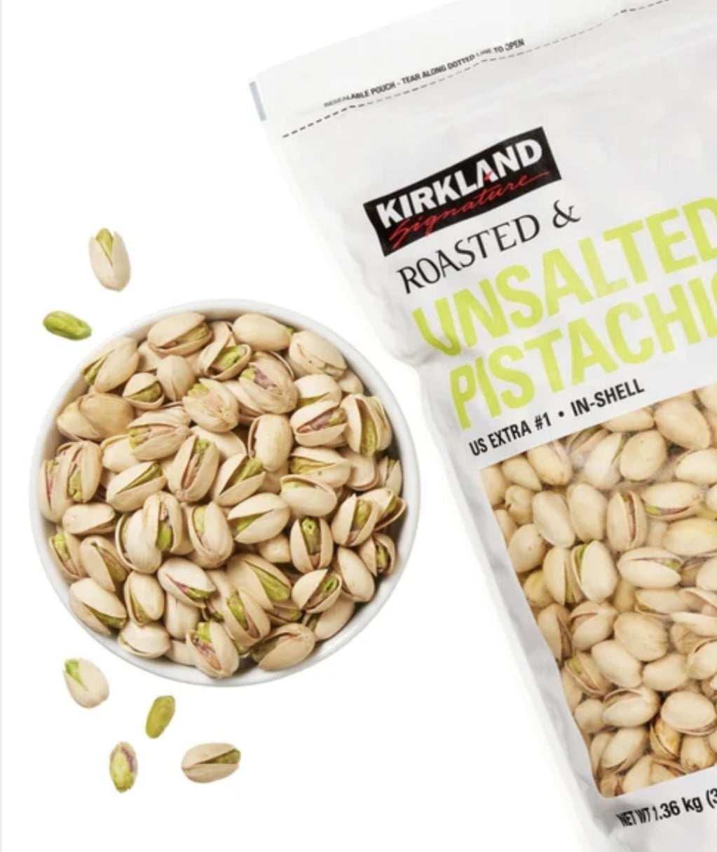 New Kirkland Signature In-Shell Pistachios, Roasted and Unsalted, 3 lbs