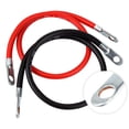 thumbnail image 1 of CARTMAN 4AWG 24-Inch Battery Inverter Cables Set, 4Gauge x 24"(1 Positive & 1 Negtive) for Car, Truck, RV, Solar, 1 of 7