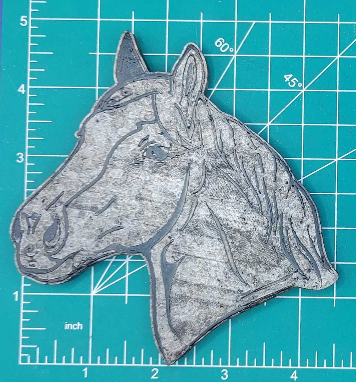 Horse Head - Left Facing - Silicone Freshie Mold